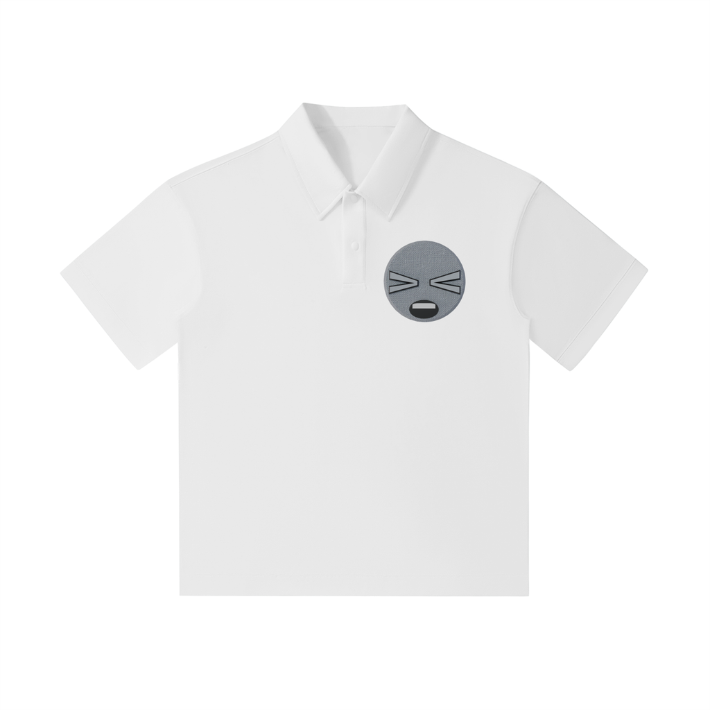 smiley face Short-Sleeve Polo