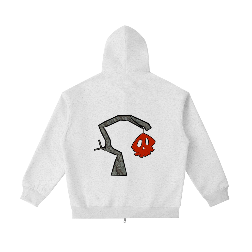skull face Heavyweight Pocket Hoodie