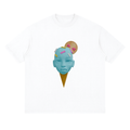 Mint ice cream Streetwear Drop Shoulder T-Shirt