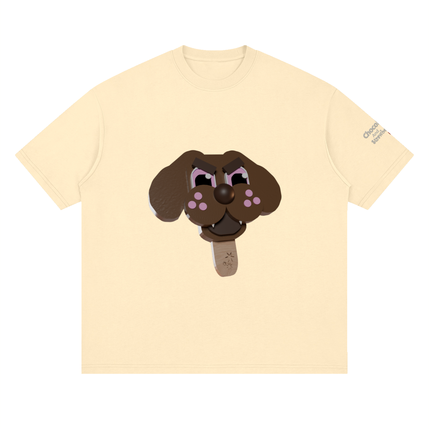 evil Dog ice cream Streetwear T-Shirt