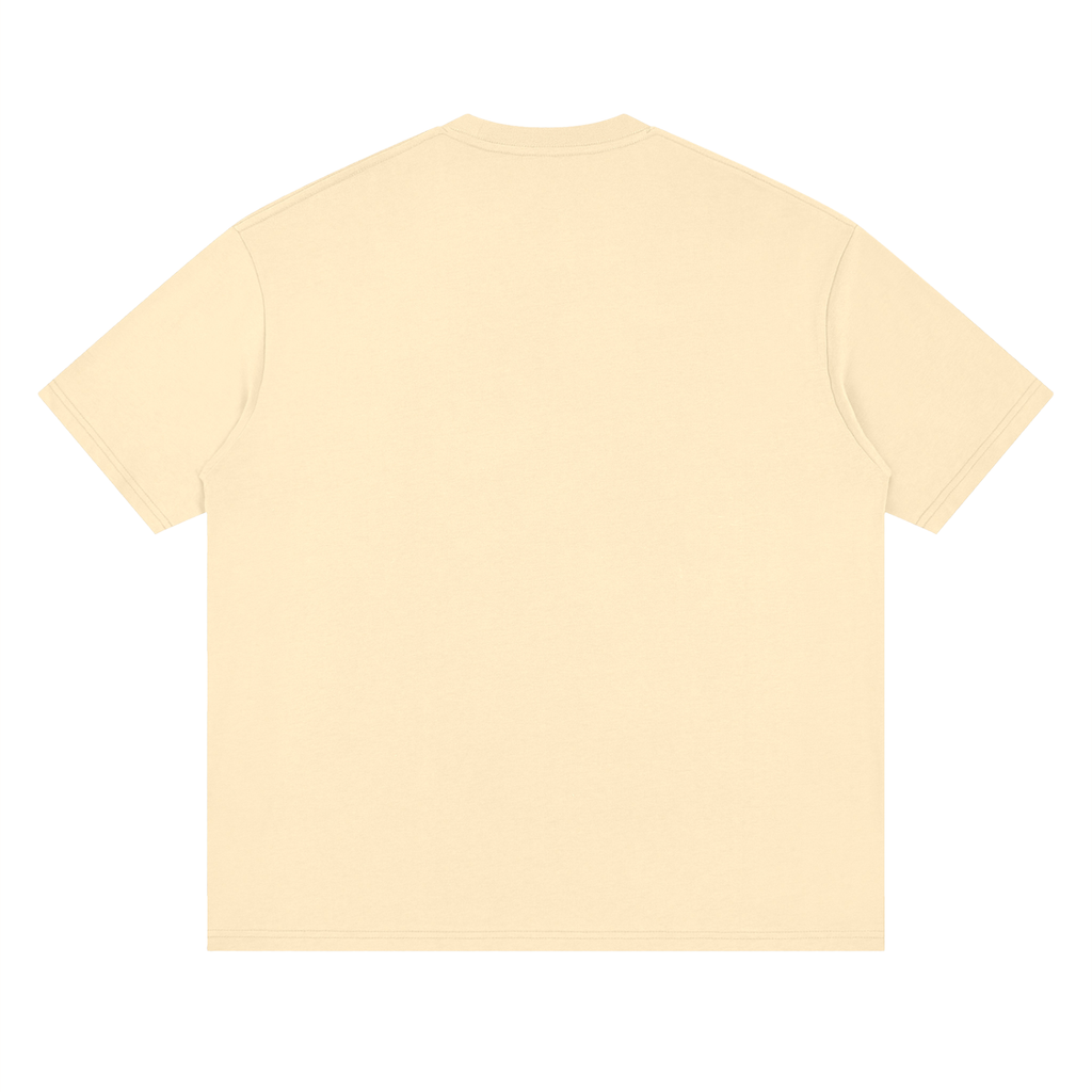 ice cream face Streetwear Loose Drop Shoulder T-Shirt
