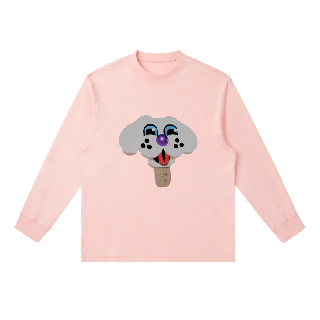 Good Dog Ice cream Crewneck Long-Sleeve T-Shirt