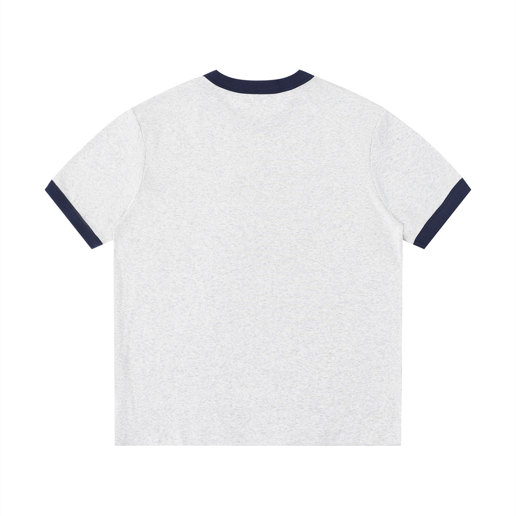 Lollipops Contrast Edge Ribbed Crewneck T-Shirt