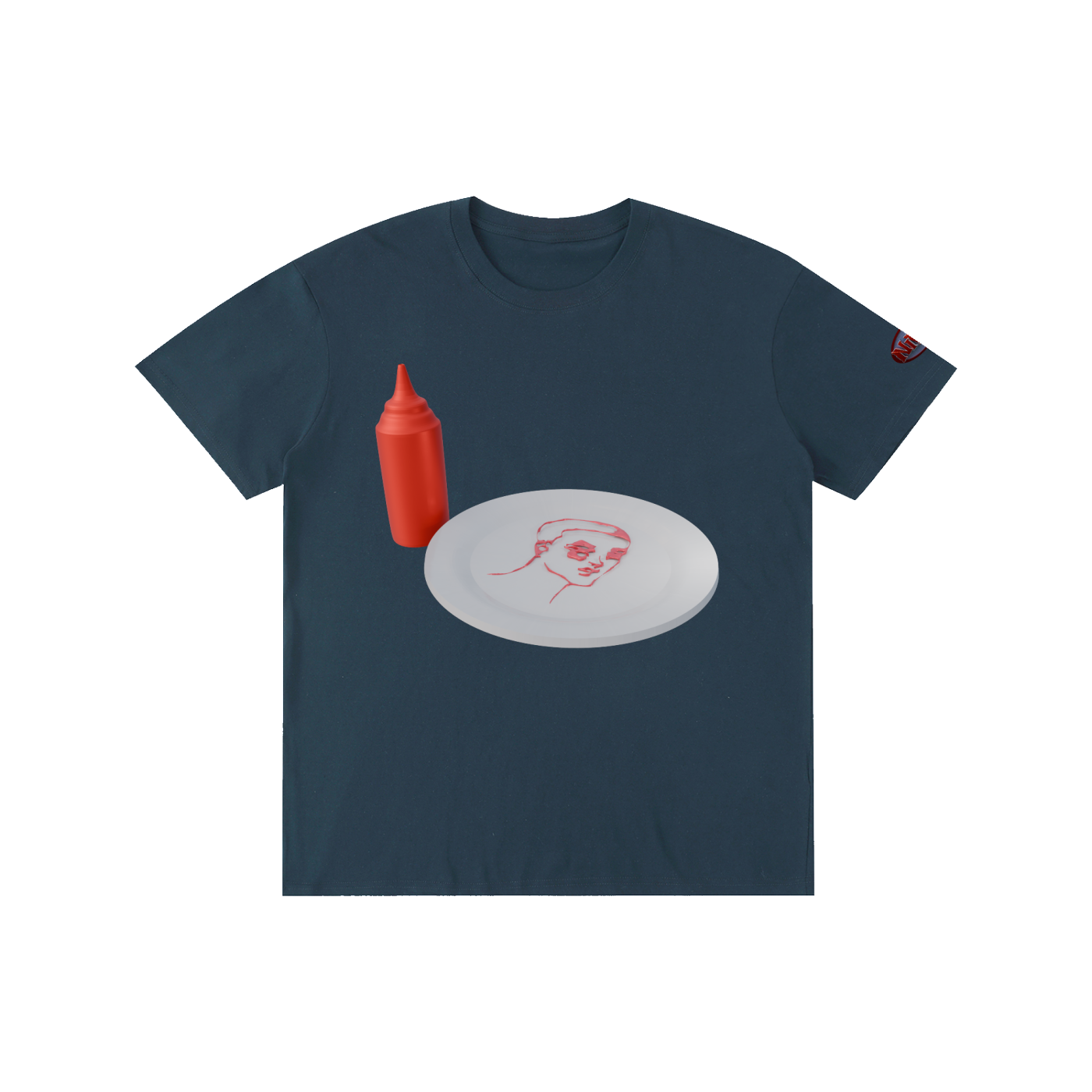 Phaeron-character design ketchup Pure Cotton Unisex T-Shirt