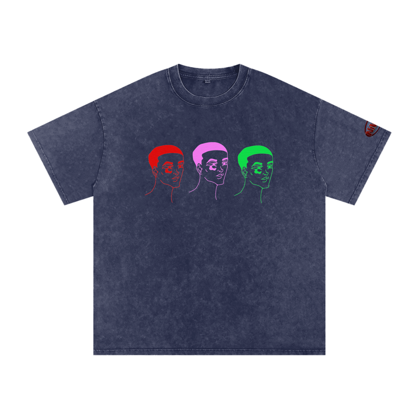 Phaeron-character design Snow Washed Oversized Cotton T-Shirt