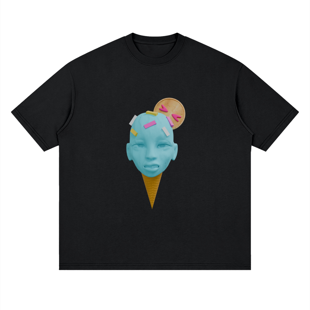 Mint ice cream Streetwear Drop Shoulder T-Shirt
